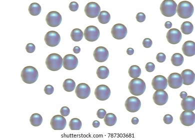 Pearl pattern. Gentle pearls background. Isolated. Vector illustration for invitation, card, celebration, party, carnival, festive holiday and Your project.
