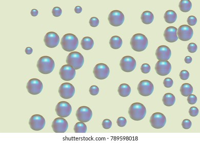 Pearl pattern. Gentle pearls background. Vector illustration for invitation, card, celebration, party, carnival, festive holiday and Your project. Pastel Background