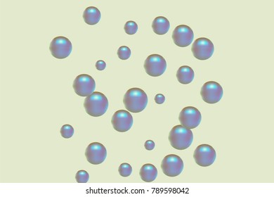 Pearl pattern. Gentle pearls background. Vector illustration for invitation, card, celebration, party, carnival, festive holiday and Your project. Pastel Background