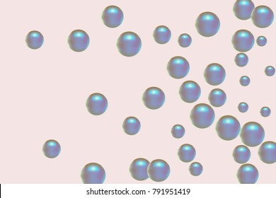 Pearl pattern. Gentle pearls background. Vector illustration for invitation, card, celebration, party, carnival, festive holiday and Your project. Pastel Background