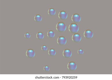 Pearl pattern. Gentle pearls background. Vector illustration for invitation, card, celebration, party, carnival, festive holiday and Your project. Gentle brown Background