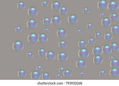 Pearl pattern. Gentle pearls background. Vector illustration for invitation, card, celebration, party, carnival, festive holiday and Your project. Gentle brown Background