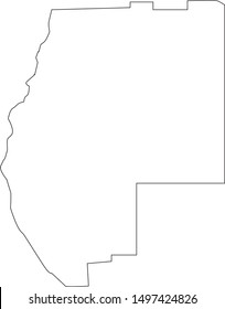 Pearl River County Map In State Of Mississippi