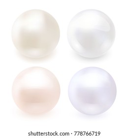 	
Perla aislada en un fondo transparente. Hermoso orb 3D con brillantes y resúmenes transparentes. Gemas de joyas. Ilustración vectorial. 