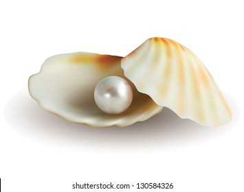 Pearl in shell