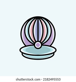 Diseño del logotipo comercial de Pearl Shell