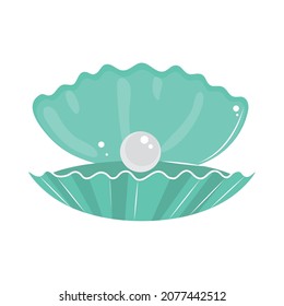 pearl shell icon white background