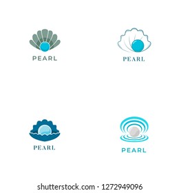 Pearl Shell Logo Design - Logo for Jewelry Store Vector Image