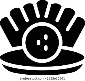Ilustración de diseño de icono de Vector de perlas