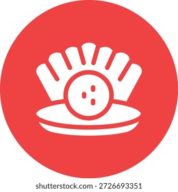 Ilustración de diseño de icono de Vector de perlas