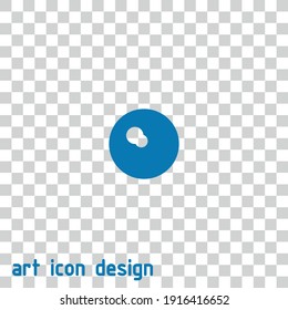 pearl vector icon on an abstract background