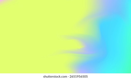 Fundo Pearlescent. Gradiente abstrato. Folheto de Holografia de Borrão. Luz de metal. Kawaii Fluid Textura retrô psicodélica. Gradiente Iridescente. Conceito Suave. Fundo azul pérola