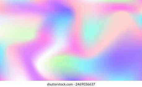 Pearlescent Background. Abstract Texture. Blur Multicolor Invitation. Shiny Surface. Iridescent Gradient. Pink Soft Gradient. Trendy Cover. Digital Mesh. Blue Pearlescent Background
