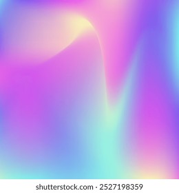 Pearlescent Background. Cosmos Light. Graphic Cover. Blue Retro Gradient. Shiny Multicolor Invitation. Hologram Gradient. Holographic Texture. Neon Vector. Violet Pearlescent Background