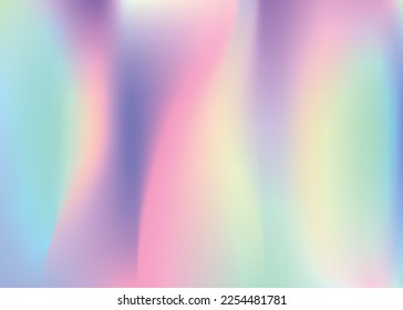 Pearlescent Background. Fantasy Foil. Hologram Gradient. Blue Retro Gradient. Modern Cover. Abstract Texture. Shiny Gasoline Template. Metal Design. Violet Pearlescent Background