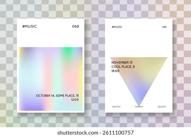 Pearlescent Background. Fashion Design. Violet Rainbow Flyer. Colourful Prism Brochure. 1980 Mesh. Minimalist Presentation. Chrome Vector. Pink Pearlescent Background