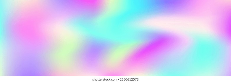 Pearlescent Background. Hologram Texture. Pink Blur Gradient. Modern Cover. Retro Geometry Illustration. Cosmos Paper. Holographic Gradient. Soft Effect. Blue Pearlescent Background