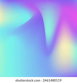 Pearlescent Background. Holographic Gradient. Hologram Texture. Soft Multicolor Invitation. Pop Poster. Minimal Paper. Kawaii Light. Blue Shiny Texture. Purple Pearlescent Background