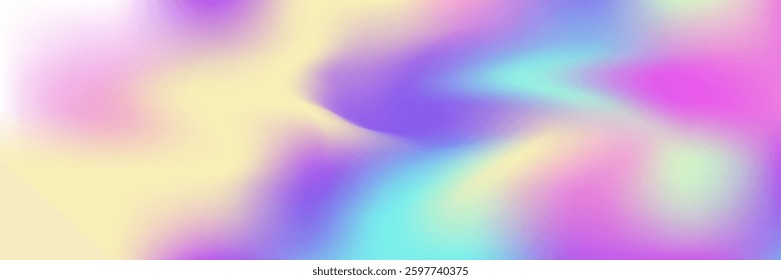 Pearlescent Background. Holographic Gradient. Violet Metal Texture. Hipster Light. Vintage Paper. Blur Spectrum Backdrop. Hologram Texture. Retro Vector. Purple Pearlescent Background