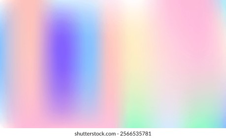 Pearlescent Background. Holographic Texture. Blue Metal Texture. Neon Design. Hipster Light. Shiny Holography Template. Iridescent Gradient. Vintage Flyer. Violet Pearlescent Background