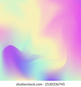 Pearlescent Background. Holographic Texture. Hologram Texture. Fantasy Fluid. Pink Neon Gradient. Pastel Flyer. Blur Vector. Metal Spectrum Invitation. Violet Pearlescent Background