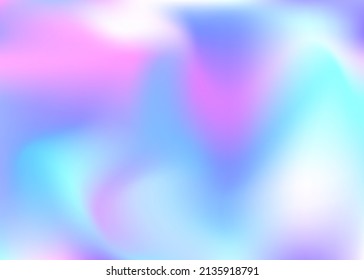 Pearlescent Background. Iridescent Gradient. Soft Futuristic Invitation. Chrome Light. Vintage Card. Hologram Gradient. Retro Surface. Violet Neon Texture. Purple Pearlescent Background