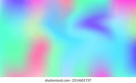 Fundo Pearlescent. Convite para Holografia Metálica. Capa de Pastel. Banner de desfoque. Líquido Girlie. Gradiente retrô violeta. Textura holográfica. Textura abstrata. Fundo azul pérola