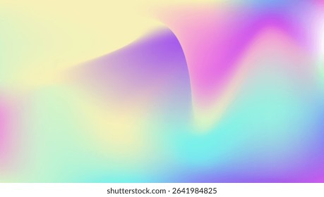 Pearlescent Background. Metalic Card. Purple Metal Texture. Neon Glitter. Hologram Gradient. Unicorn Mesh. Soft Multicolor Illustration. Holographic Gradient. Violet Pearlescent Background