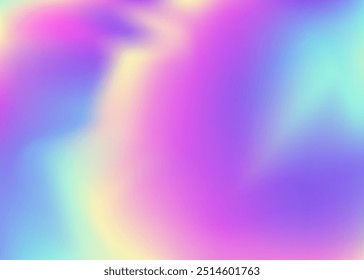 Fundo Pearlescent. Malha Metálica. Cartão digital. Gradiente Brilhante Azul. Brochura Neon Futuristic. Falha Pop. Textura holográfica. Textura Do Holograma. Fundo pérola rosa