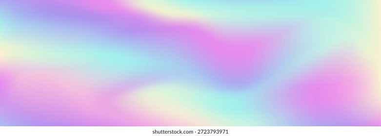 Fundo Pearlescent. Gradiente suave rosa. Gradiente Iridescente. Luz Pastel. Textura De Vaporonda. Falha Brilhante. Cartão Metálico. Folheto Geométrico Pop. Plano de Fundo Pérola Roxo