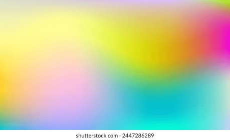 Pearlescent Background. Plastic Card. Neon Glitter. Holographic Texture. Iridescent Texture. Pink Retro Gradient. Pop Creative Illustration. Vintage Flyer. Blue Pearlescent Background