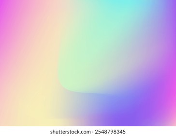 Pearlescent Background. Plastic Fluid. Retro Holography Backdrop. Soft Banner. Modern Cover. Abstract Texture. Hologram Gradient. Blue Shiny Gradient. Violet Pearlescent Background
