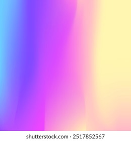 Pearlescent Background. Pop Design. Metal Minimalist Template. Fantasy Fluid. Pastel Card. Blue Shiny Gradient. Holographic Texture. Iridescent Gradient. Violet Pearlescent Background