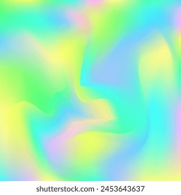 Pearlescent Background. Psychedelic Shiny Texture. Soft Light. Neon Minimalist Template. Plastic Mesh. Holographic Gradient. Pop Image. Hologram Texture. Green Pearlescent Background