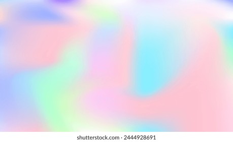 Pearlescent Background. Soft Futuristic Backdrop. Fashion Card. Hologram Gradient. Metalic Light. Purple Pop Texture. Iridescent Texture. Retro Vector. Violet Pearlescent Background
