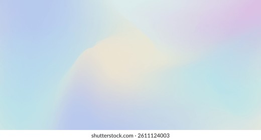 Pearlescent Background. Soft Gasoline Backdrop. Retro Pattern. Hologram Gradient. Blue Pop Texture. Trendy Light. Vibrant Fluid. 