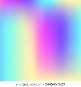 Pearlescent Background. Soft Vector. Iridescent Gradient. Pink Retro Texture. Minimal Card. Rainbow Light. Abstract Gradient. Blur Spectrum Illustration. Blue Pearlescent Background