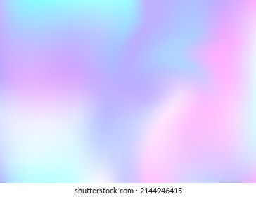 Pearlescent Background. Violet Neon Gradient. Vintage Fluid. Pastel Foil. Shiny Surface. Iridescent Texture. Pop Minimalist Invitation. Holographic Texture. Blue Pearlescent Background