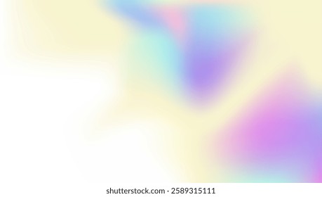 Pearlescent Background. Violet Neon Gradient. Hologram Texture. Iridescent Texture. Blur Geometric Illustration. Digital Fluid. Fashion Card. Metal Concept. Purple Pearlescent Background