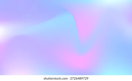 Fondo perlado. Gradiente de Pop violeta. Gradiente holográfico. Anuncio brillante. Textura irisada. Malla mínima. Portada de fantasía. Difuminar ilustración geométrica. Fondo perlado rosado