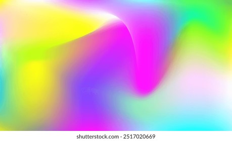 Pearlescent Background. Violet Retro Gradient. Holographic Texture. Liquid Flyer. Abstract Gradient. Unicorn Card. Shiny Pattern. Metal Multicolor Illustration. Blue Pearlescent Background