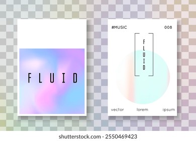 Pearlescent Fluid. Minimal Texture. Chrome Concept. Purple Minimalist Label. Digital Effect. Isolated Metal Template. Abstract Foil. Blue Pearlescent Fluid