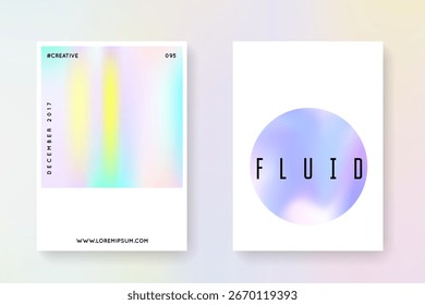 Pearlescent Fluid. Plastic Vector. Minimalist Texture. Graphic Banner. Business Pearl Backdrop. Violet Hologram Cover. Holographic Background. Pink Pearlescent Fluid