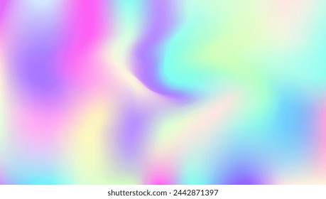 Pearlescent Gradient. Abstract Background. Pink Pop Background. Blur Futuristic Illustration. Girlie Foil. Neon Poster. Hologram Texture. Bright Fluid. Violet Pearlescent Gradient