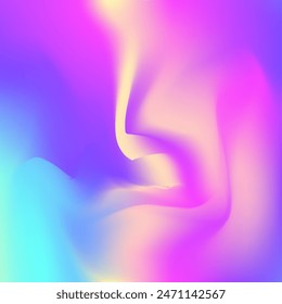 Pearlescent Gradient. Abstract Background. Pink Shiny Texture. Plastic Mesh. Kawaii Paper. Blur Design. Soft Futuristic Backdrop. Holographic Texture. Blue Pearlescent Gradient