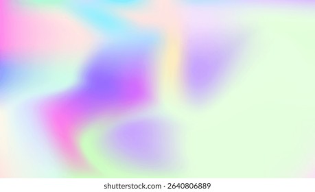 Pearlescent Gradient. Abstract Background. Soft Minimalist Invitation. Chrome Foil. Pastel Card. Hologram Texture. Neon Image. Pink Pop Background. Violet Pearlescent Gradient
