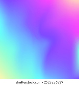 Pearlescent Gradient. Blue Soft Background. Neon Creative Template. Graphic Foil. Fantasy Paper. Abstract Background. Holographic Texture. Blur Image. Pink Pearlescent Gradient