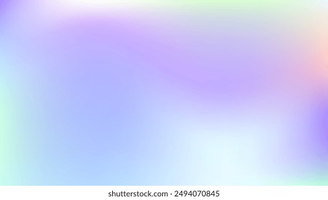 Perlglanzgradient. Helle Flüssigkeit. Irisierender Hintergrund. Glänzende Benzin-Kulisse. Pop Bild. Abstrakter Hintergrund. Pinkfarbene Weichzeichnung. Grafisches Licht. Blauer Perlglanzgradient
