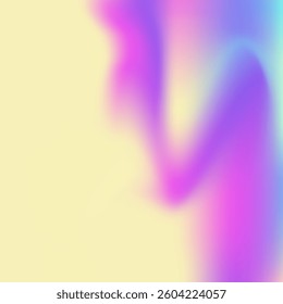 Pearlescent Gradient. Girlie Light. Abstract Background. Violet Retro Background. Pop Holography Illustration. Minimal Flyer. Iridescent Texture. Shiny Banner. Purple Pearlescent Gradient