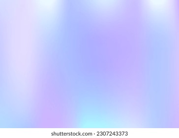 Pearlescent Gradient. Hologram Texture. Violet Pop Background. Plastic Fluid. Metal Shapes. Unicorn Cover. Abstract Texture. Shiny Geometric Illustration. Pink Pearlescent Gradient